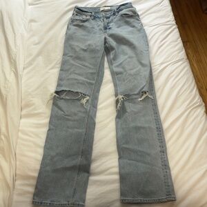 Abercrombie Low Rise Baggy Jean